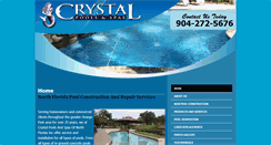 Desktop Screenshot of crystalpoolsandspasfl.com